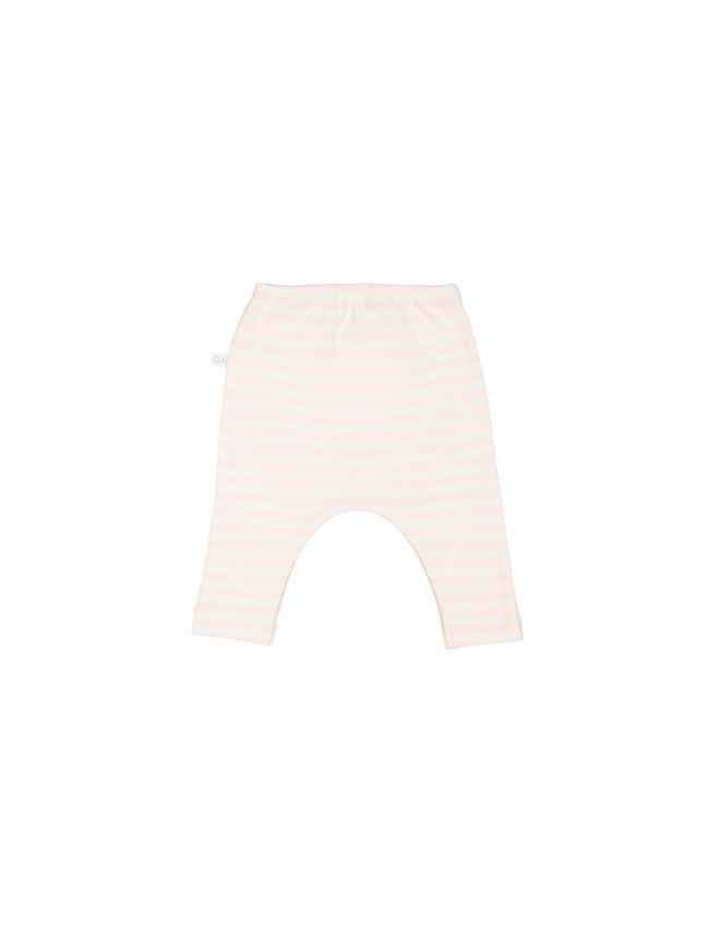 Broek rib streep lichtroze 03m-06m