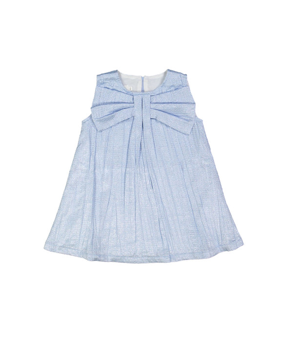 Dress metallic light blue