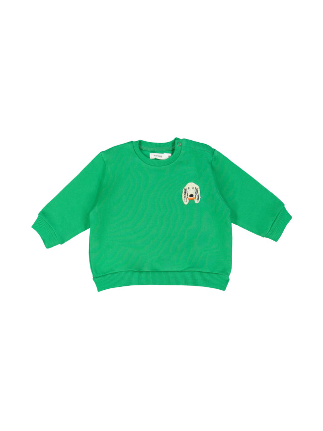 Sweater mini dog felgroen 12m