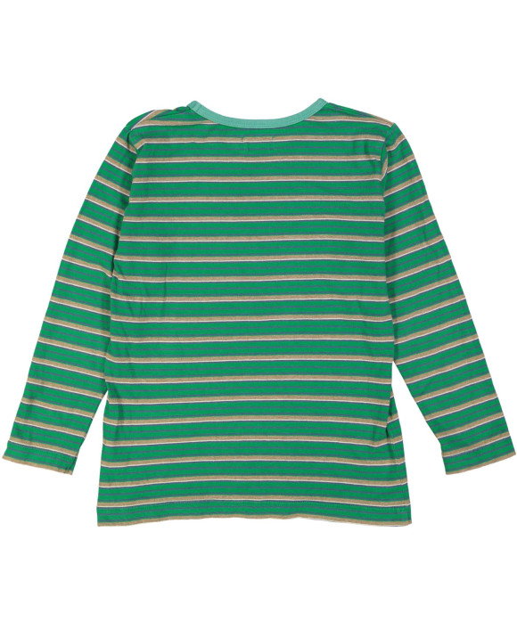 t-shirt groen gestreept 06j