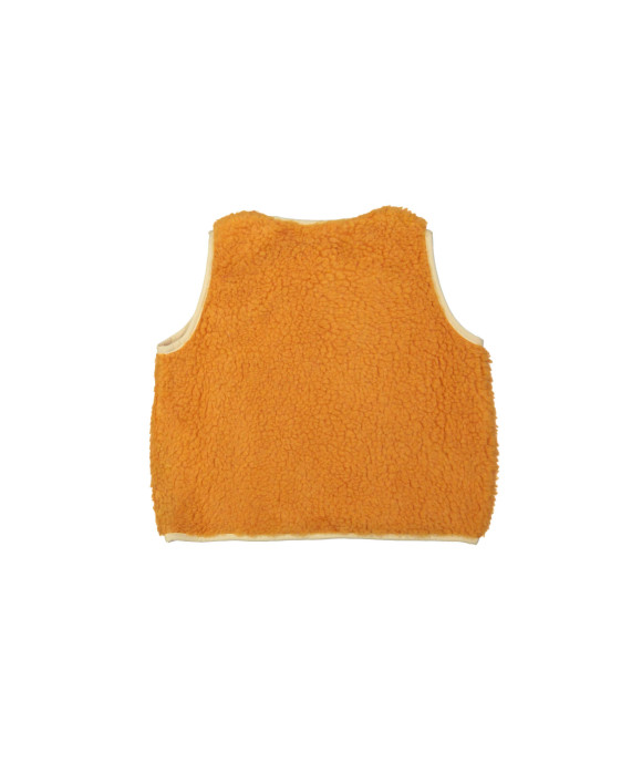 Bodywarmer teddy oranje