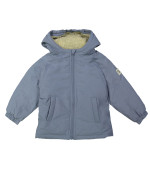 Veste hiver gris-bleu
