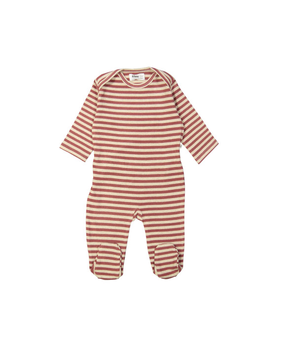 Pyjama streep bordeaux