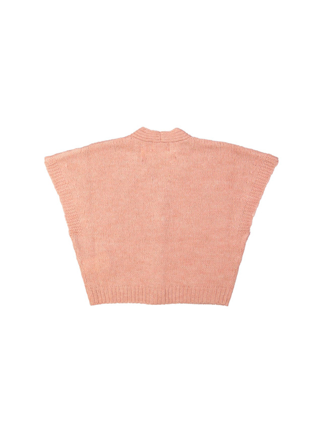 Gilet vieux rose