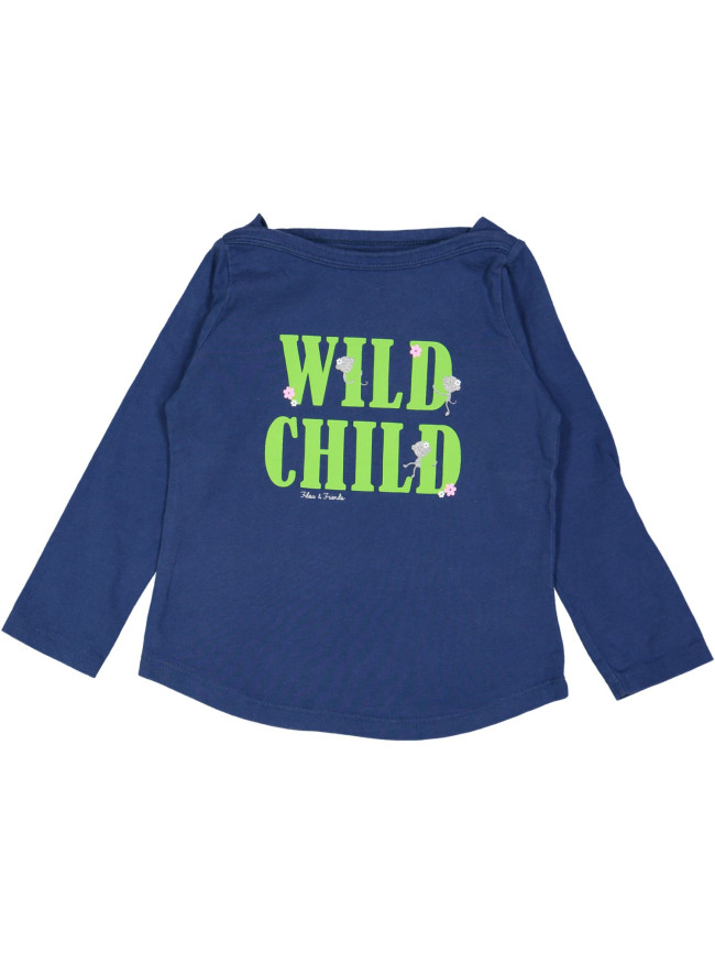 t-shirt blauw wild child 02j