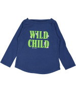 t-shirt blauw wild child 02j