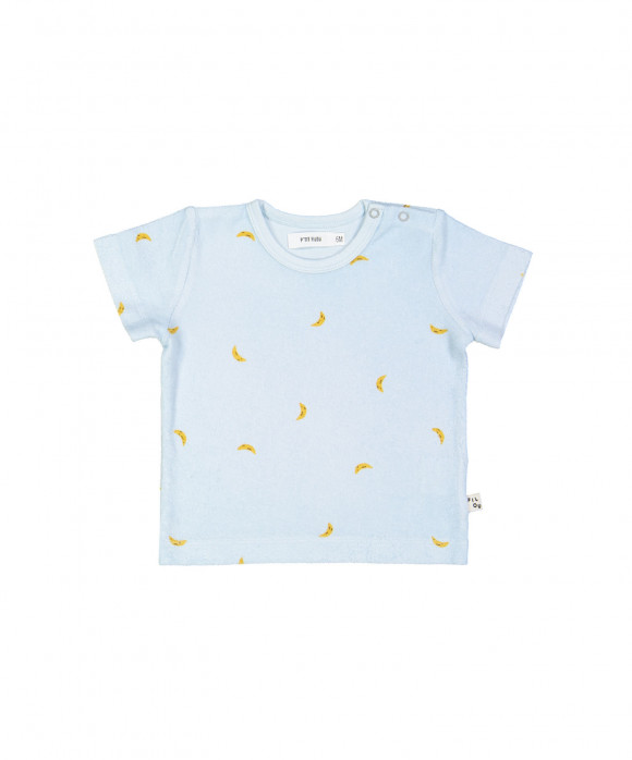 T-shirt lil banans lichtblauw