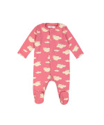 pyjama rib mini bear clouds rood 03m