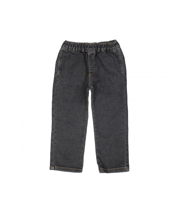 comfort broek jeans donker grijs