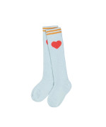 Knee-length sock heart glacier