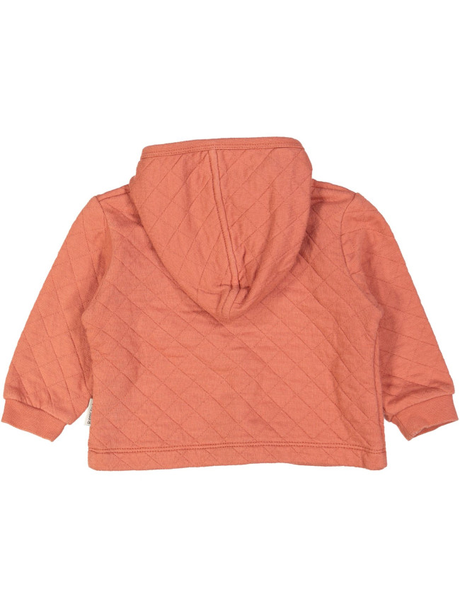 gilet molton oranje doorstikt 06m .