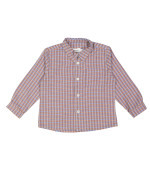 Chemise carreaux bordeaux