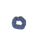 scrunchie ruit blauw