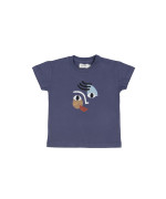 T-shirt boy gray blue