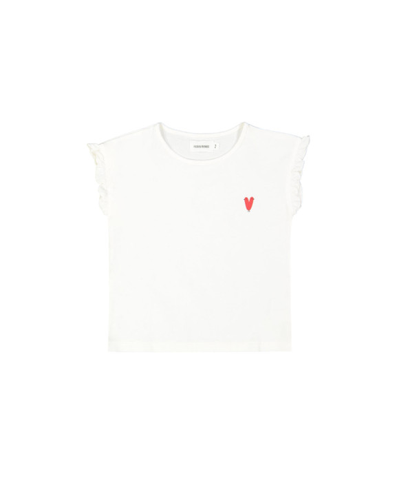 t-shirt lovebird ecru