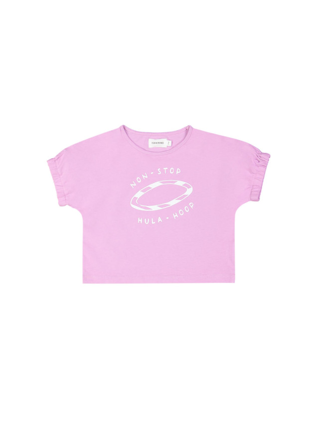 t-shirt hula hoop roze 03j