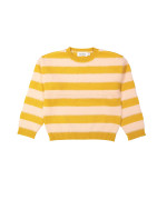 Pull rayé jaune