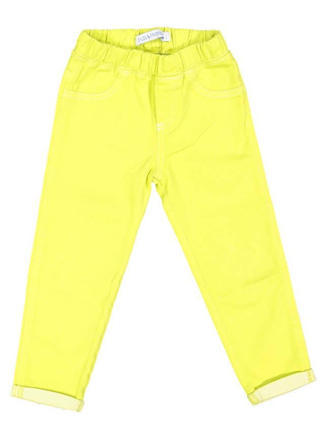 pantalon jaune fluo 02j
