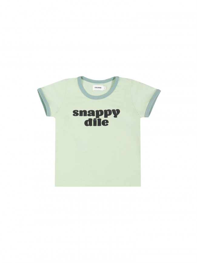 T-shirt snappydile vert menthe