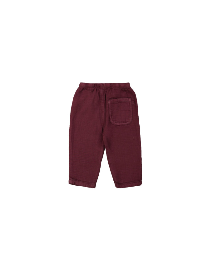 Comfy broek bordeaux 09m-12m