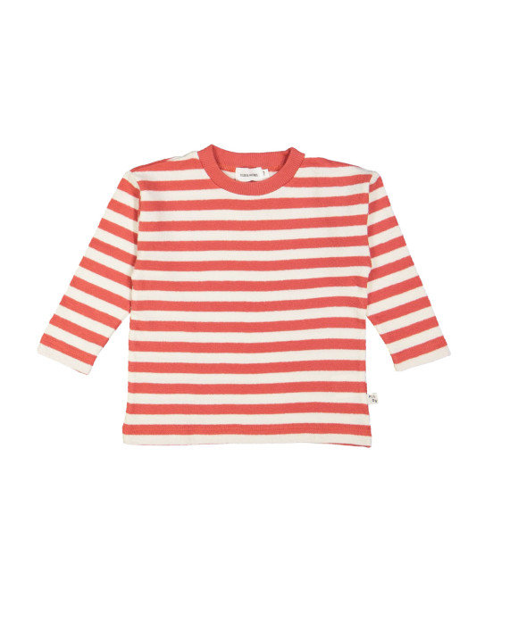 T-shirt streep rood