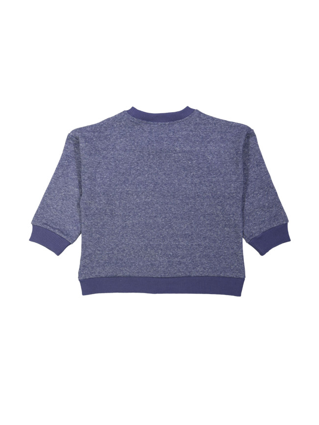Sweater moucheté humeur marine