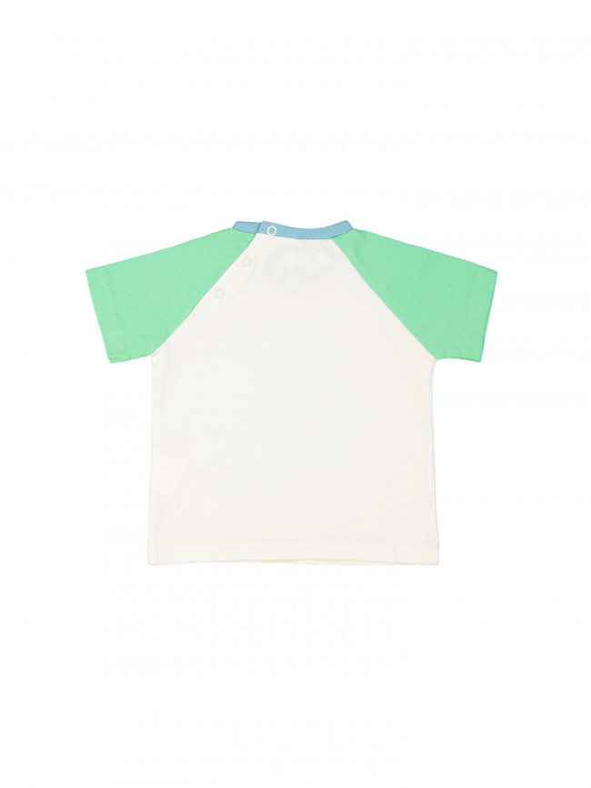 t-shirt mini croco raglan ecru 03m