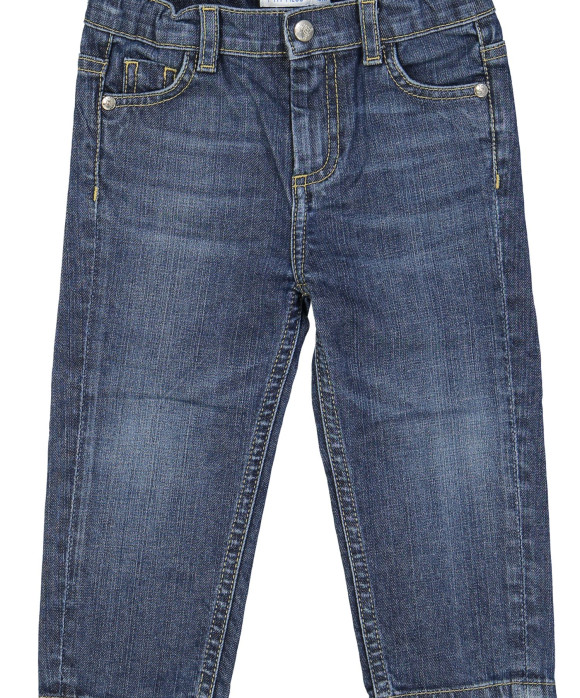 lange broek blauw jeans met rits 18m