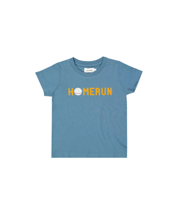 t-shirt homerun jeansblauw