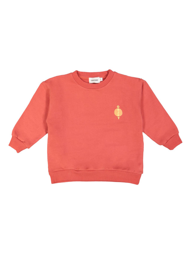 Sweater objet rouge foncé