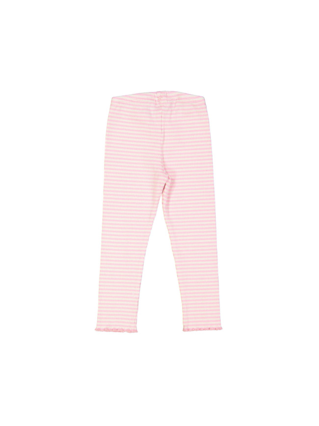 legging rib stripe bright pink