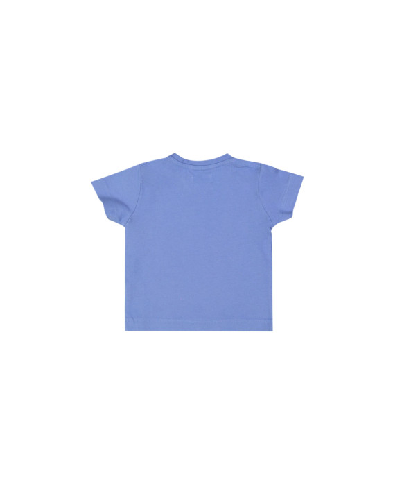 t-shirt mini buon giorno blauw