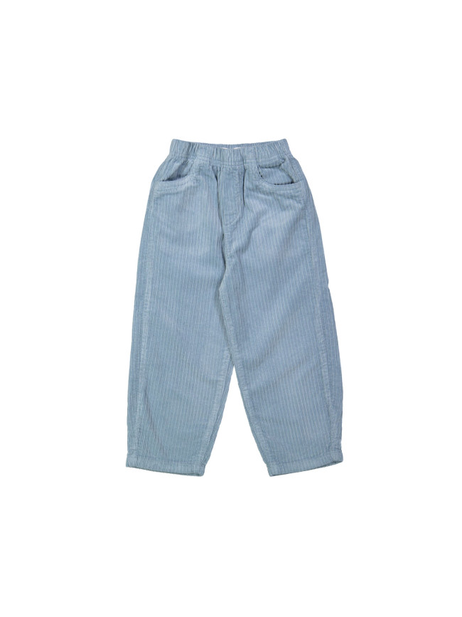 Broek brede rib lichtblauw 12m-18m