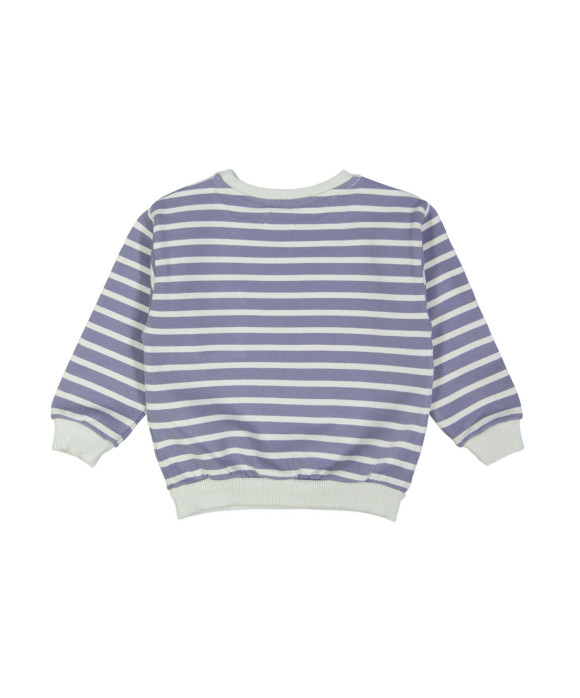 sweater streep blauw