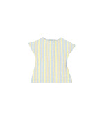 doll dress yellow stripe