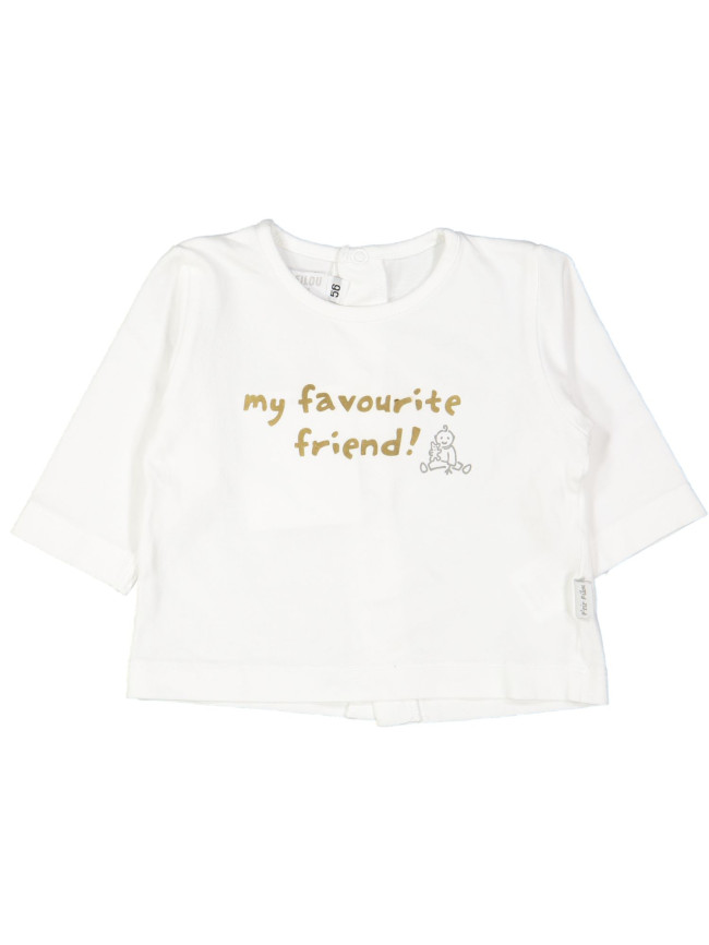 t-shirt wit favourite friend 01m