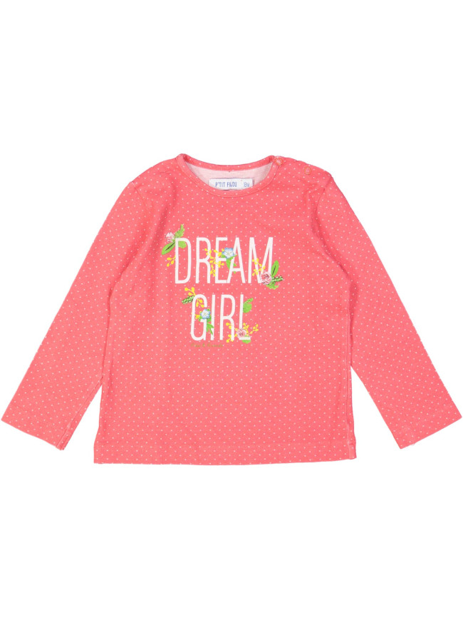 t-shirt roze dream girl 18m