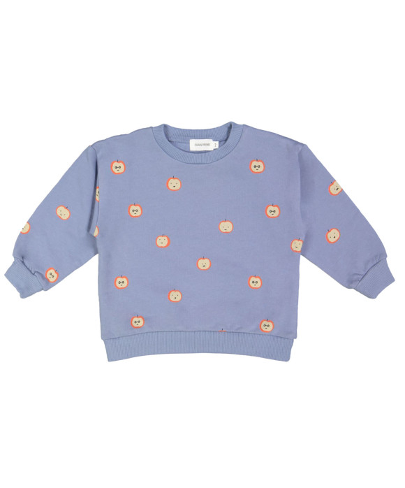 Sweater apple jeansblauw