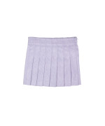 Pleated skirt ribbed lilac