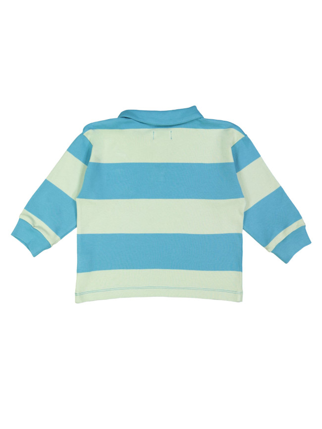 Sweater polo F streep petrol 02j