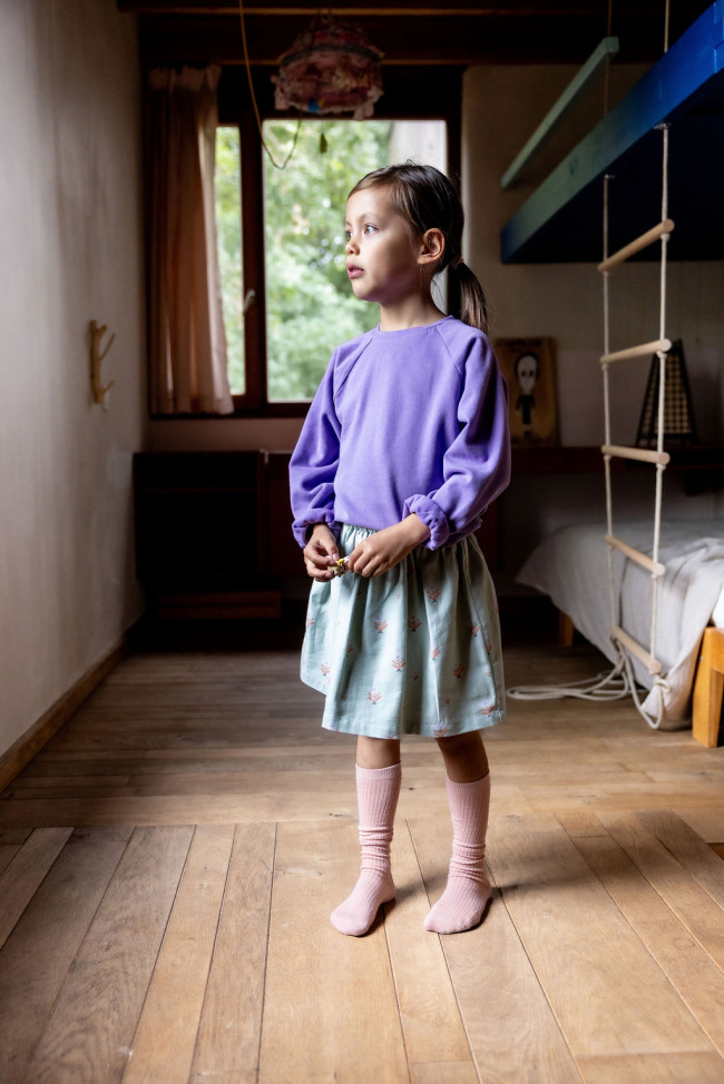 Sweater violet