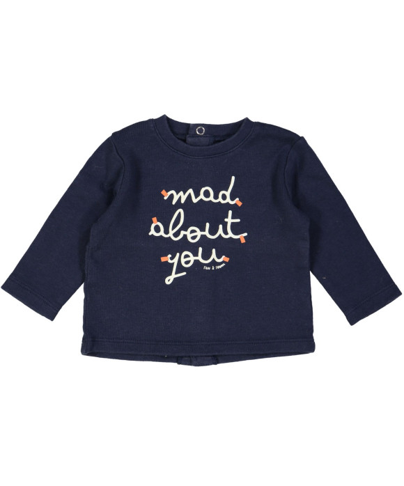 t-shirt blauw mad about you 01m