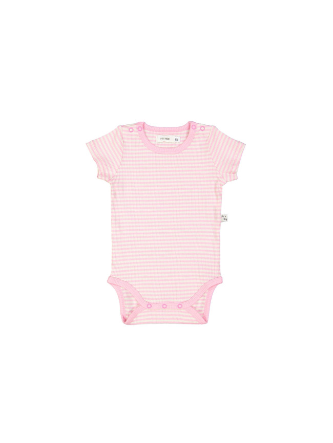 body rib stripe bright pink