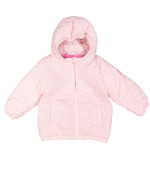 Winter jacket girls light pink