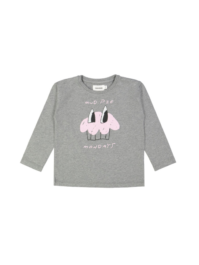 t-shirt mud pie gris chiné