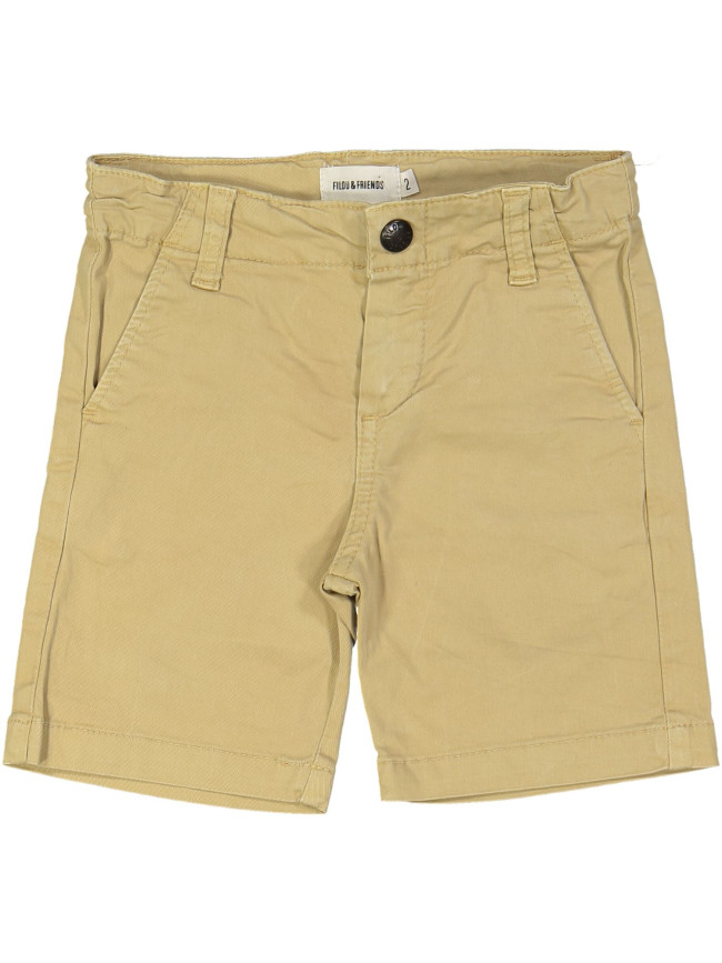 bermuda beige effen  02j