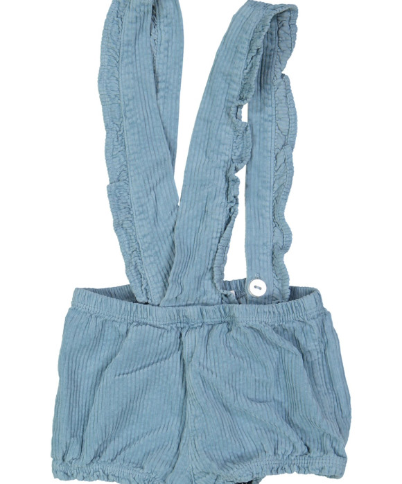 short turkoois rib met bretellen 12m
