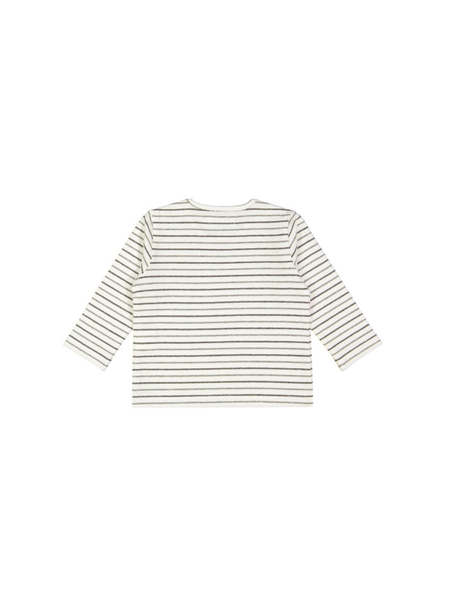 t-shirt mini mud pie stripe ecru