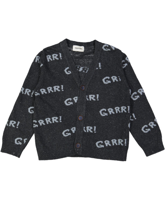 gilet tricot grijs grrr 02j