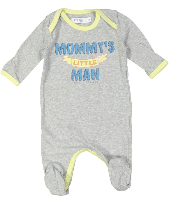 pyjama grijs mommy's man 01m